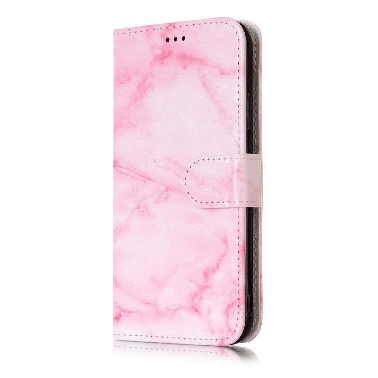 Marble Flip Wallet Phone Case