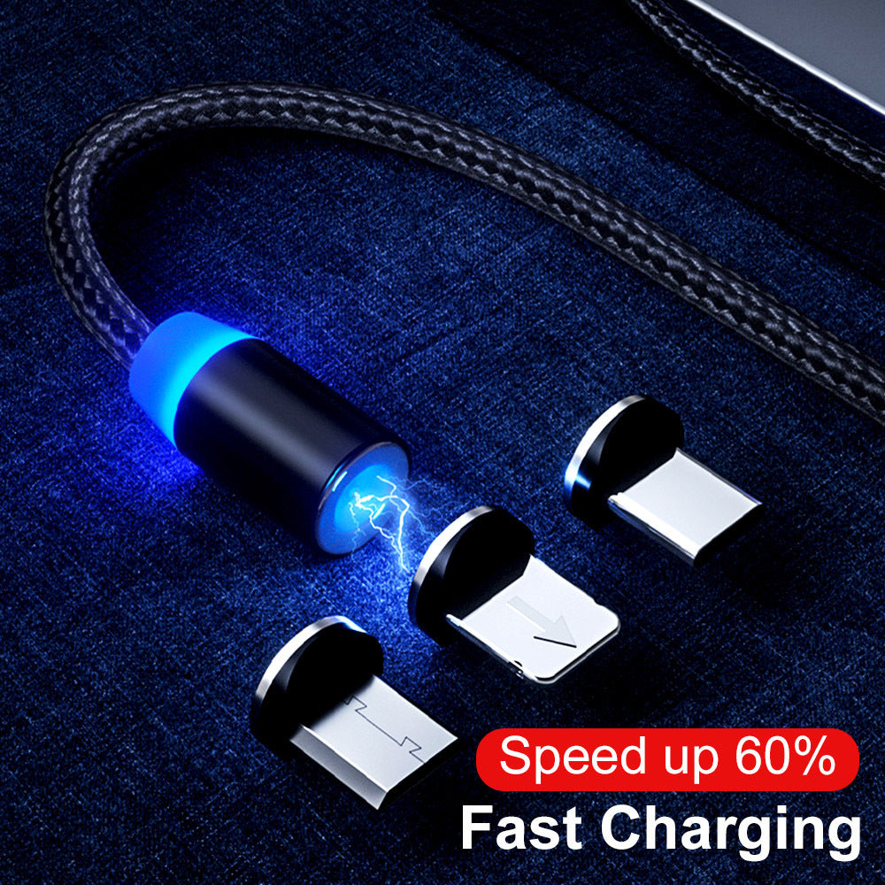 Magnetic Data Cable, Three In One charger