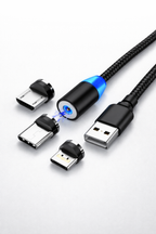 Magnetic Data Cable, Three In One charger
