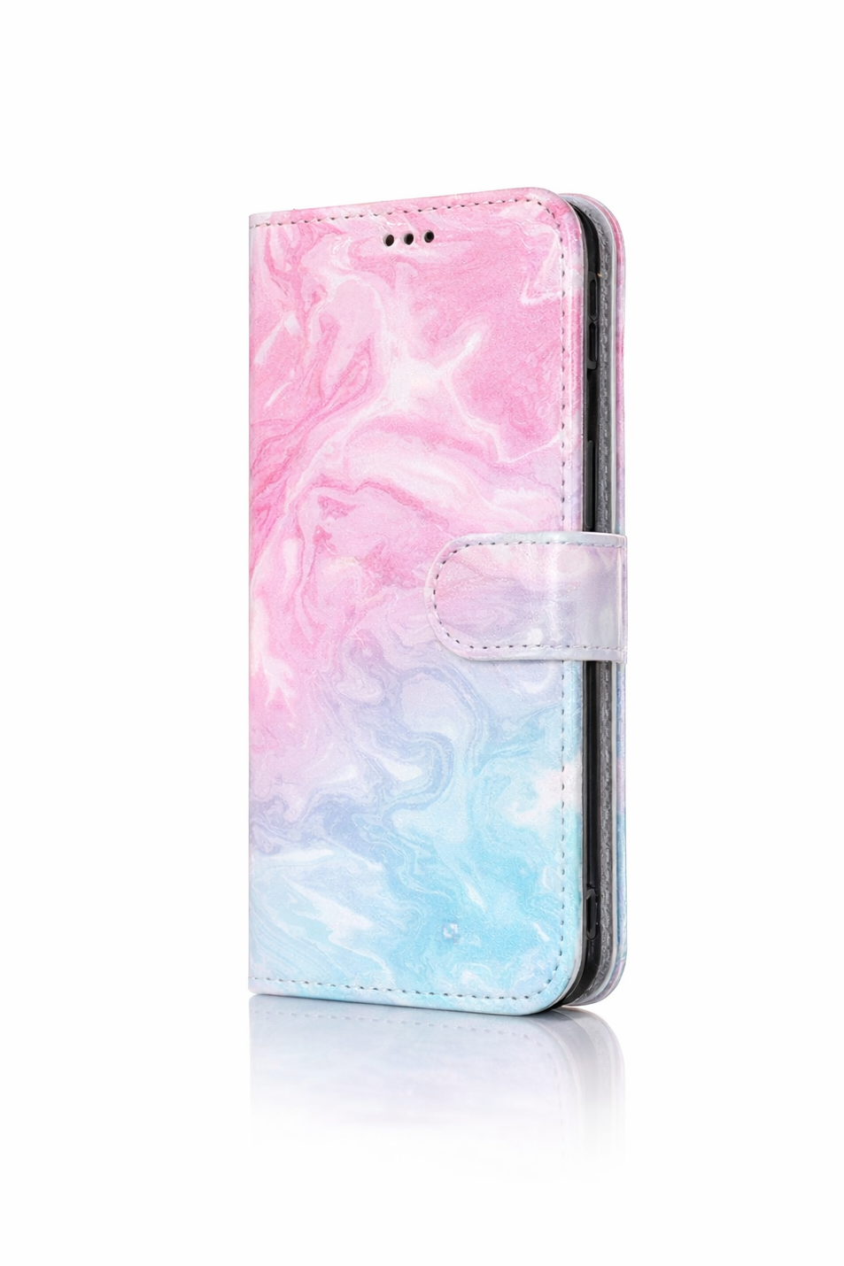 Marble Flip Wallet Phone Case
