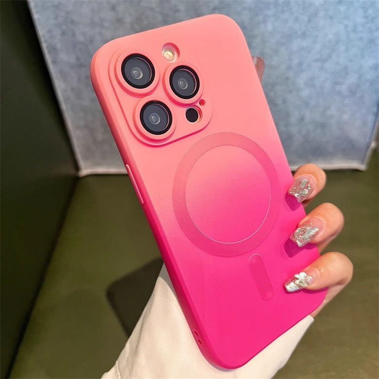 Gradient Liquid Magnetic Phone Case