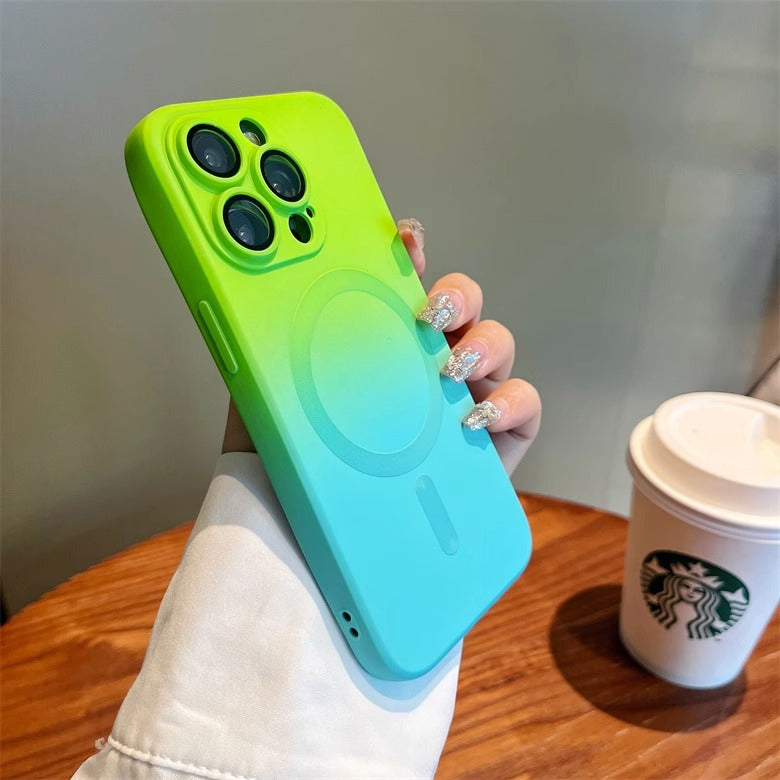 Gradient Liquid Magnetic Phone Case