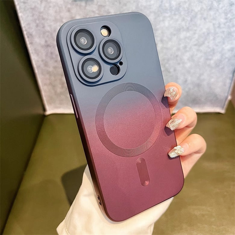 Gradient Liquid Magnetic Phone Case